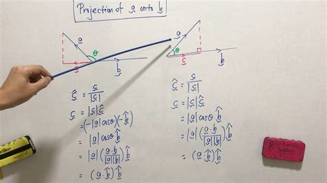 01-09 (Projection of one vector onto another) - YouTube