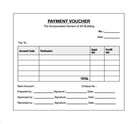 19+ Payment Voucher Templates | Free Printable Word, Excel & PDF Formats, Samples, Designs ...