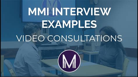 MMI Interview Examples | Video Consultations | Medic Mind - YouTube