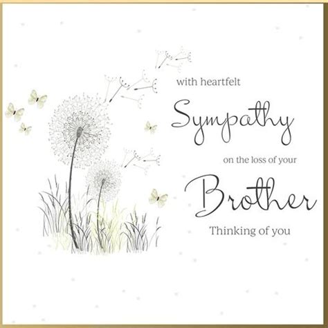 Loss of Brother Sympathy Card in 2021 | Sympathy cards, Sympathy, Cards