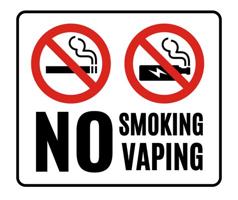 No Smoking No Vaping Sign - Free Printable Signs