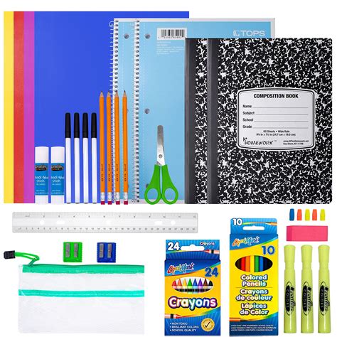 School Supplies for Kids, Back to School Supply Box, Supplies for Girls Or Boys, Supplies Bundle ...