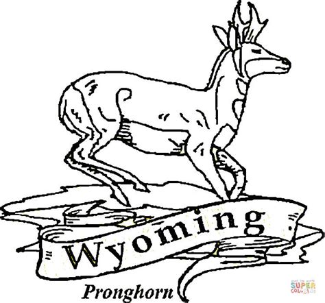 Wyoming coloring page | Free Printable Coloring Pages