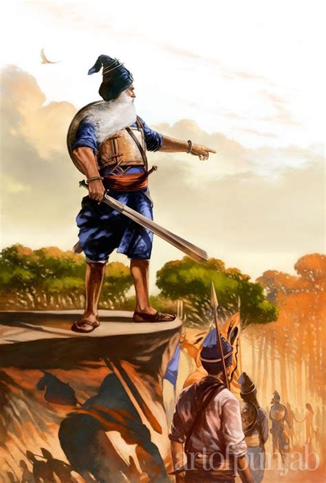 Spectacular Painting of Baba Deep Singh Shaheed | SikhNet