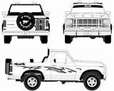 Ford Bronco Truck Pages Coloring sketch template