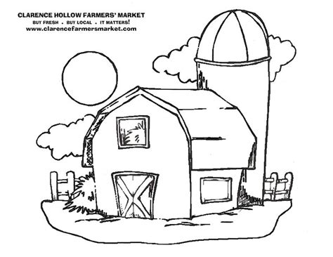 Red Barn Drawing at GetDrawings | Free download