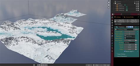 ArtStation - Glacier Terrain with 2 separate Mountains (20x20km ...