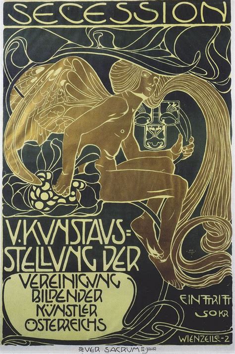 Koloman Moser - Plakat Secession, 1899 | Art, Koloman moser, Retro poster