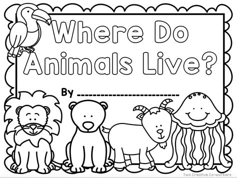 Printable Animal Habitats Worksheets