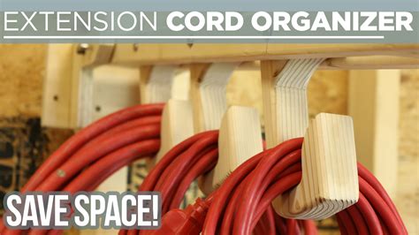 Folding Extension Cord Organizer! - Woodworking With Bruce