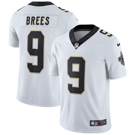 Men's Nike Drew Brees White New Orleans Saints Vapor Untouchable ...