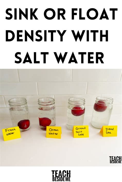 Sink or Float: Density of Salt Water - Teach Beside Me