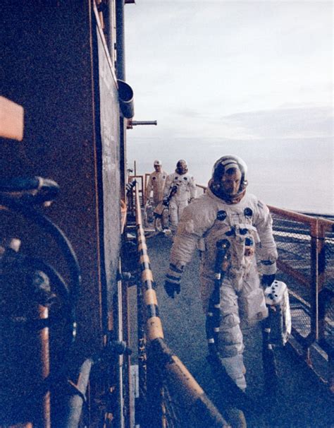 ESA - Apollo 11 crew about to enter spacecraft