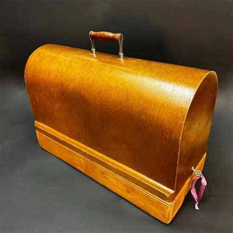 SINGER SEWING MACHINE Wood Carrying Case Bentwood Box & Base Full Size 201 15 66 $109.80 - PicClick