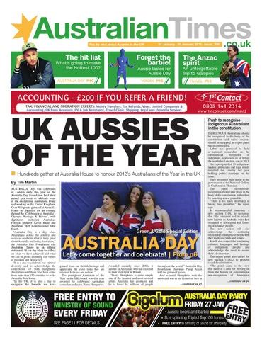 Australian Times weekly newspaper | 24 January 2012 by Australian Times ...