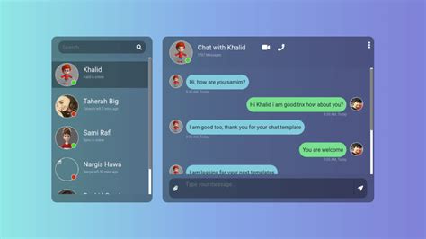 ELEGANT BOOTSTRAP 4 MESSAGE CHAT BOX TEMPLATE