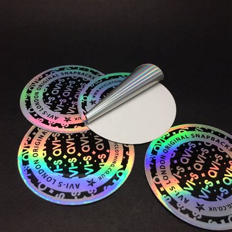 100pcs Custom hologram sticker stickers hologram