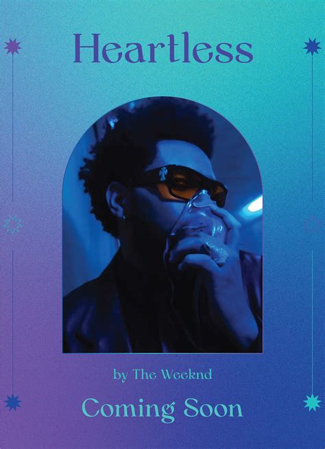 The Weeknd 'Heartless' single poster :: Behance