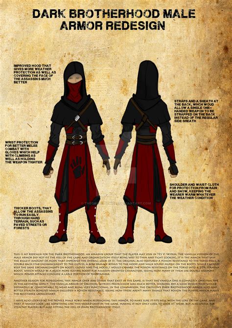 Dark Brotherhood armor redesign- 1st year by TheOnlyEpicWolf on DeviantArt