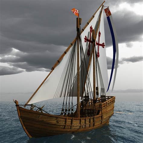 Nina Sailing Vessel 3D model | CGTrader Yorkie, Sailing Vessel, Chinese ...