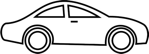 Download HD Cartoon Fast Car Clipart - Black And White Car Clip Art ...