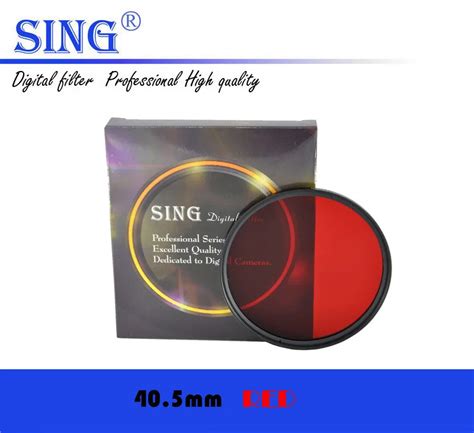 40.5mm Red Filter Lens Filter Camera Color Filter Digital Color Filter ...