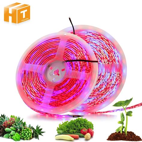 LED Grow Light Grow LED Strip Light 5050 DC12V DIY Growth Lamps For Greenhouse Hydroponic Plant ...