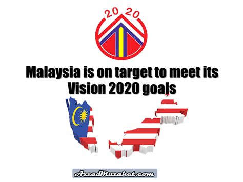 MALAYSIA IS ON TARGET TO MEET ITS VISION 2020 GOALS ~ Azzad Muzahet