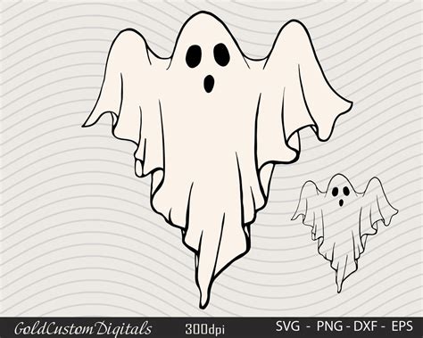 Ghost Halloween Svg Spooky SVG Halloween Svg Cute Halloween - Etsy