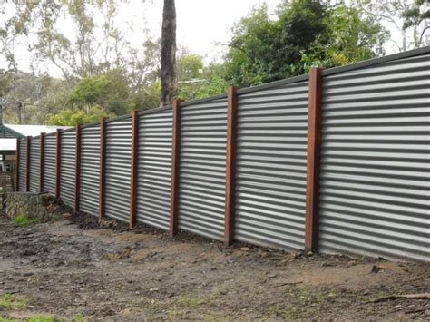 Corrugated metal fence, Aluminum fence, Metal fence panels