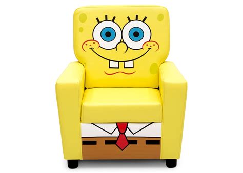 SpongeBob SquarePants High Back Upholstered Chair | Delta Children