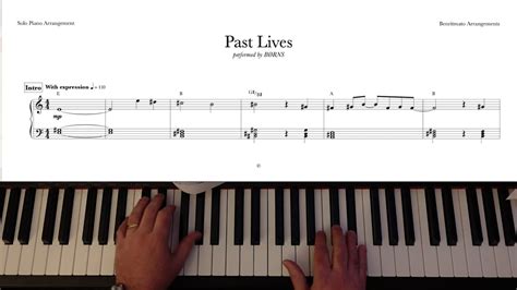 "Past Lives" by BØRNS—Easy Piano - YouTube