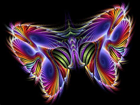 Neon Butterfly Wallpaper - WallpaperSafari