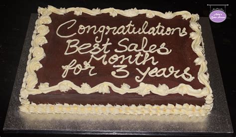 Office Celebration Cake – Amys Bake House