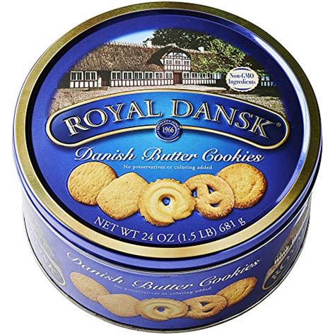 Royal Dansk Danish Cookies Tin, butter, 24 Ounce - SHOPP US