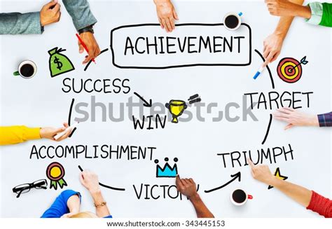 Achievement Target Accomplishment Goal Success Concept Stock Photo 343445153 | Shutterstock