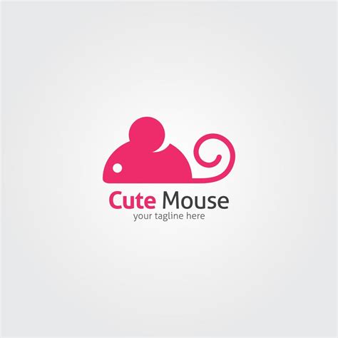 Mouse logo vector design illustration 6231995 Vector Art at Vecteezy