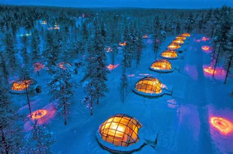 Lapland, Finland | Northern lights viewing, Glass igloo hotel, Igloo ...