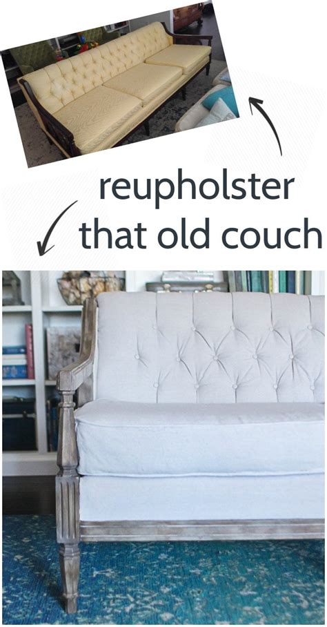 How to reupholster a couch on the cheap - Lovely Etc.