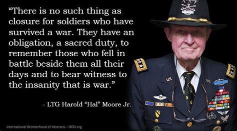 LTG Harold Moore, Jr. Quote #DoorKickersInc | Hal moore, Solider quotes ...