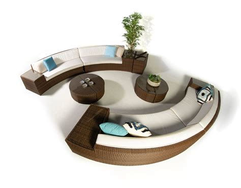 Round Outdoor Sofa Set | Baci Living Room