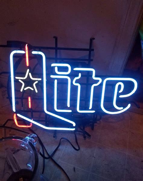 Custom Miller Lite Boot Neon Sign Tube Neon Light – Cute Neon Signs ...