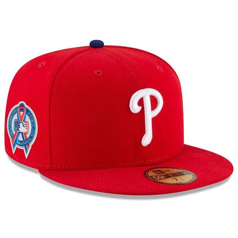 Philadelphia Phillies New Era 2018 9/11 Authentic Collection 59FIFTY Fitted Hat – Red | Fitted ...