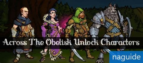 Across The Obelisk Unlock Characters - naguide