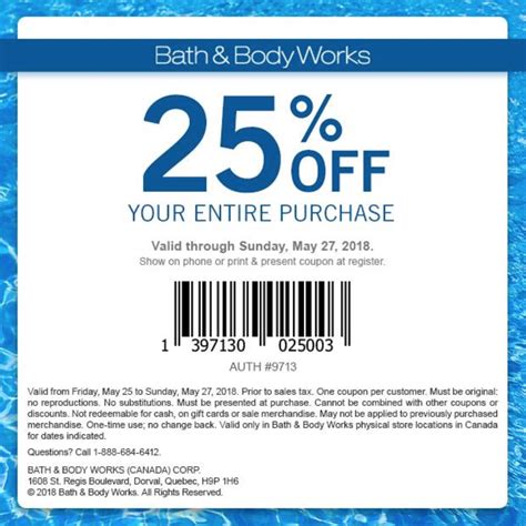 Bath & Body Works Canada Coupons: Save 25% off your Entire Purchase + 3 ...