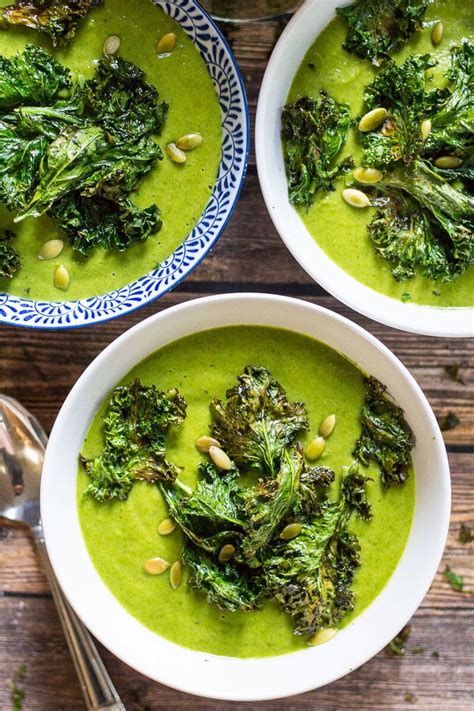 Green Goddess Vegan Broccoli Soup - The Girl on Bloor