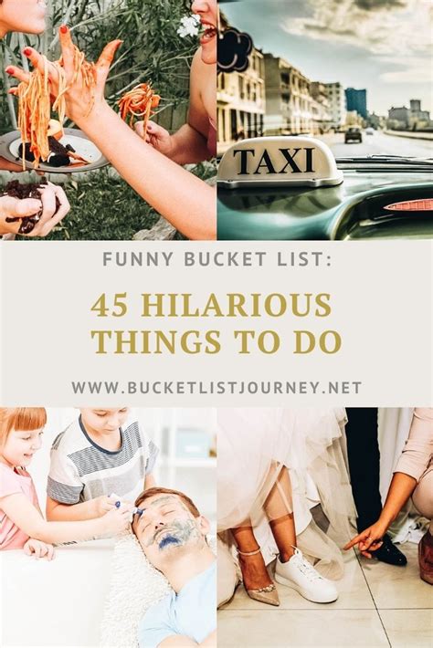 Funny Bucket List: 45 Hilarious Ideas and Things to Do