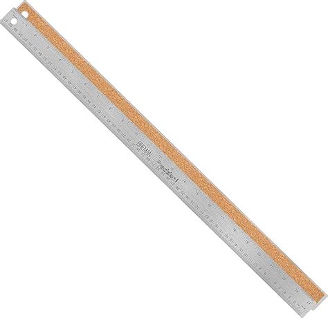 24 Inch Stainless Steel Metal Ruler- 24 Inch High Grade Flexible Stainless Steel Ruler with Non ...