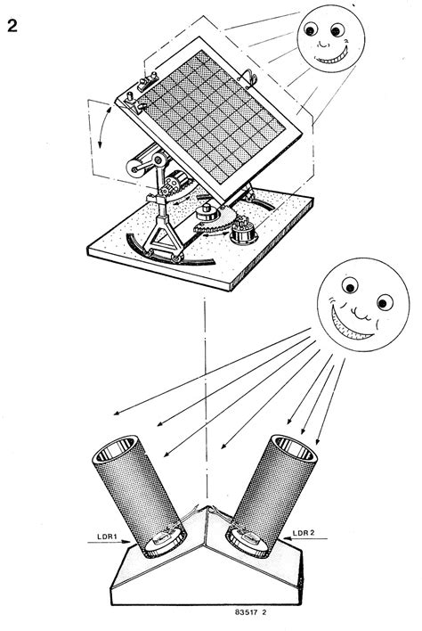 Single Axis Solar Tracker Circuit Diagram