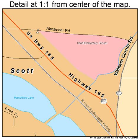 Scott Arkansas Street Map 0562900